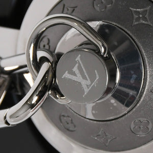 極美品 LOUIS VUITTON ルイヴィトン ホライゾン ライトアップ スピーカー QAC000 トゥピ ブラック メタルブラック金具 モノグラムフラワー 中古 4a008189