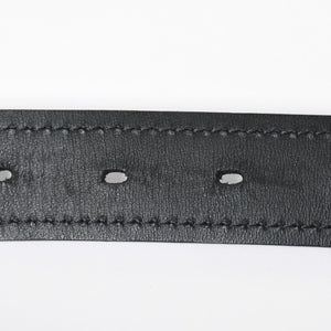 新品同様品 GOYARD ゴヤール ベルト・フレガット ベルト 85cm ブラック ブラウン シルバー金具 FREGA2085CL01TY01P 中古 4a007969