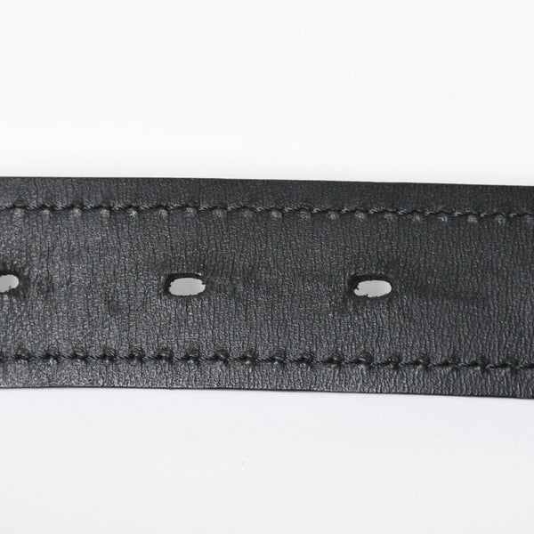 新品同様品 GOYARD ゴヤール ベルト・フレガット ベルト 85cm ブラック ブラウン シルバー金具 FREGA2085CL01TY01P 中古 4a007969