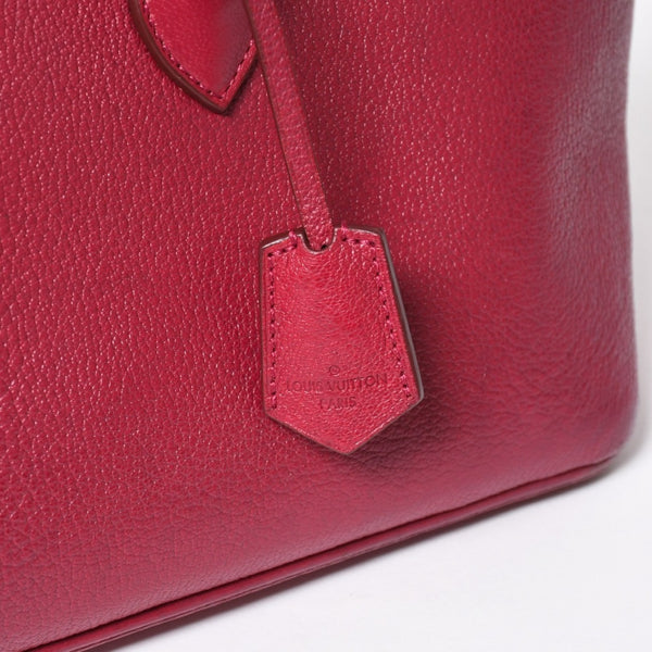 極美品 LOUIS VUITTON ルイヴィトン スペシャルオーダー オートマロキヌリ― ハンドバッグ グレインレザー ラズベリーカラー 中古 4a007863