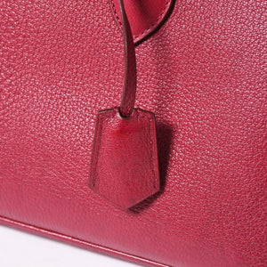 極美品 LOUIS VUITTON ルイヴィトン スペシャルオーダー オートマロキヌリ― ハンドバッグ グレインレザー ラズベリーカラー 中古 4a007863