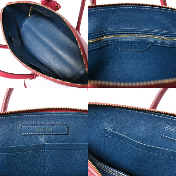 極美品 LOUIS VUITTON ルイヴィトン スペシャルオーダー オートマロキヌリ― ハンドバッグ グレインレザー ラズベリーカラー 中古 4a007863