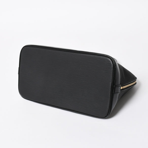 LOUIS VUITTON ルイヴィトン アルマPM ハンドバッグ M52142 エピ レザー ブラック ゴールド金具 美品 中古 4a007887