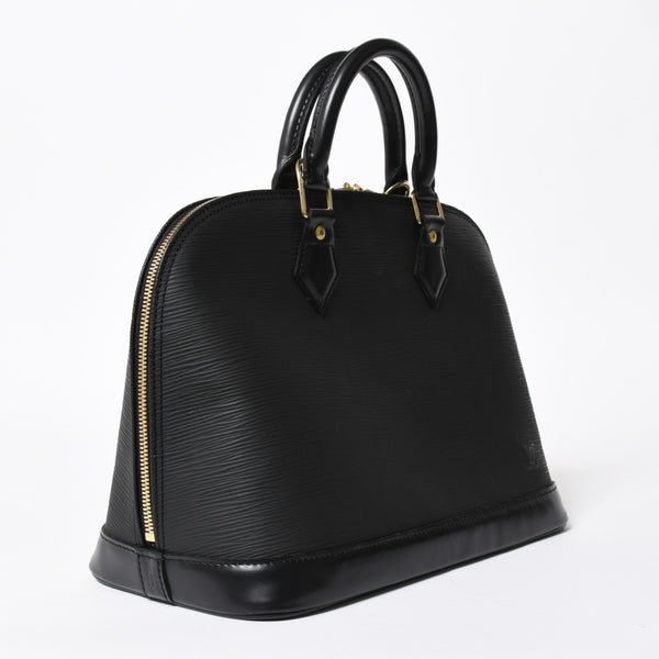 LOUIS VUITTON ルイヴィトン アルマPM ハンドバッグ M52142 エピ レザー ブラック ゴールド金具 美品 中古 4a007887
