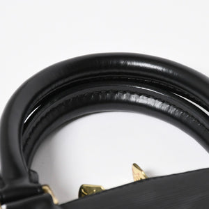 LOUIS VUITTON ルイヴィトン アルマPM ハンドバッグ M52142 エピ レザー ブラック ゴールド金具 美品 中古 4a007887