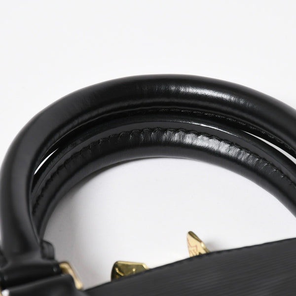 LOUIS VUITTON ルイヴィトン アルマPM ハンドバッグ M52142 エピ レザー ブラック ゴールド金具 美品 中古 4a007887