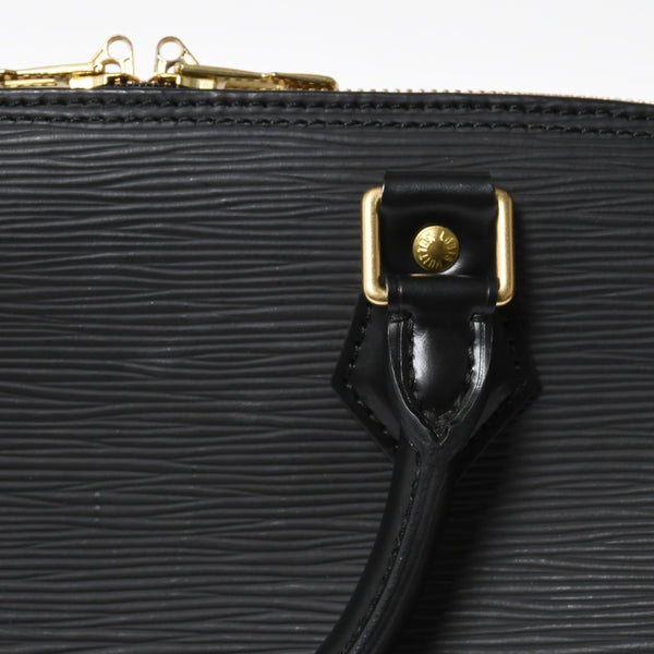 LOUIS VUITTON ルイヴィトン アルマPM ハンドバッグ M52142 エピ レザー ブラック ゴールド金具 美品 中古 4a007887