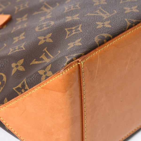 LOUIS VUITTON ルイヴィトン ハンドバッグ カバピアノ モノグラム ゴールド金具 M51148 PVC ヌメ革 美品 中古 4a007888