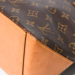 LOUIS VUITTON ルイヴィトン ハンドバッグ カバピアノ モノグラム ゴールド金具 M51148 PVC ヌメ革 美品 中古 4a007888