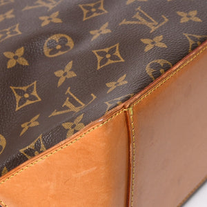 LOUIS VUITTON ルイヴィトン ハンドバッグ カバピアノ モノグラム ゴールド金具 M51148 PVC ヌメ革 美品 中古 4a007888
