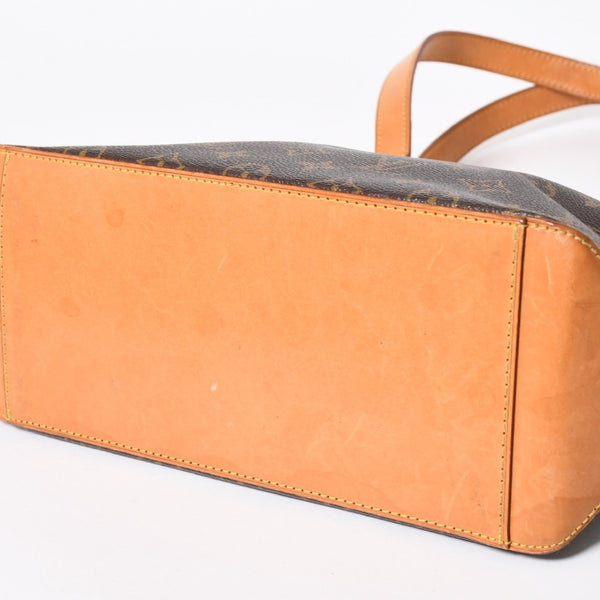 LOUIS VUITTON ルイヴィトン ハンドバッグ カバピアノ モノグラム ゴールド金具 M51148 PVC ヌメ革 美品 中古 4a007888