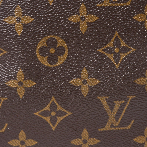 LOUIS VUITTON ルイヴィトン ハンドバッグ カバピアノ モノグラム ゴールド金具 M51148 PVC ヌメ革 美品 中古 4a007888