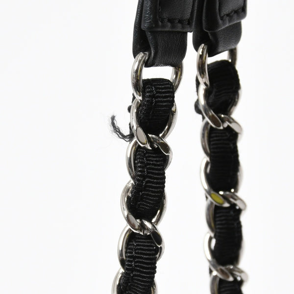 極美品 CHANEL シャネル 2WAY ショルダーバッグ ハンドバッグ チェーンショルダーバッグ ドーヴィルライン ネイビー ランダム番台 中古 4a008264
