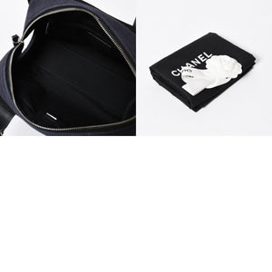 極美品 CHANEL シャネル 2WAY ショルダーバッグ ハンドバッグ チェーンショルダーバッグ ドーヴィルライン ネイビー ランダム番台 中古 4a008264