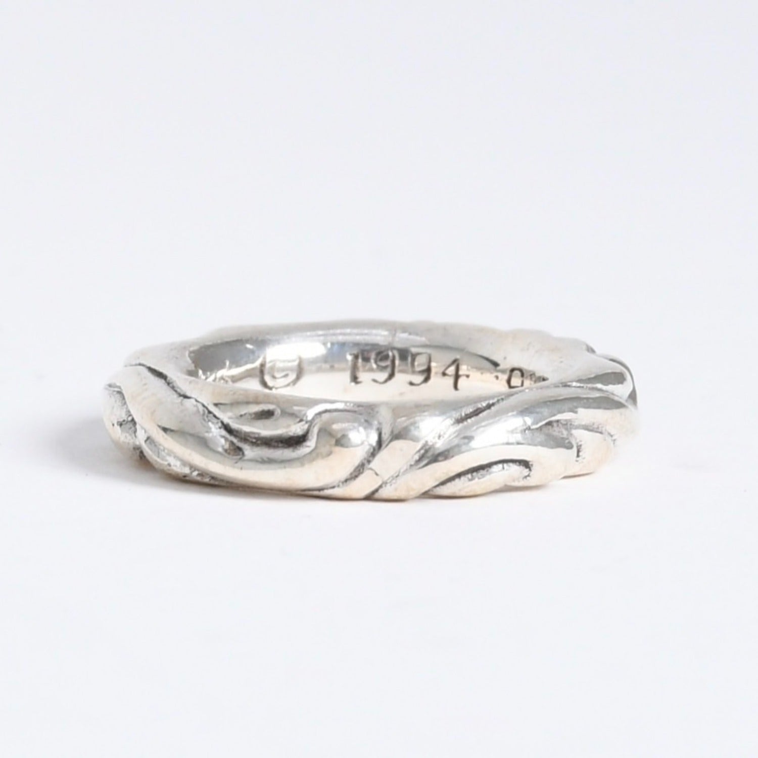 CHROME HEARTS スクロールバンドリング　シルバー925 極美品 CHROME HEARTS クロムハーツ SCROLL BAND RING スクロール