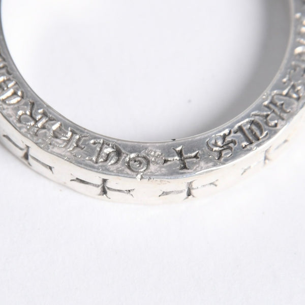 極美品 CHROME HEARTS クロムハーツ 3mm SPACER FUCK YOU 3mm スペーサーリング 重量約6.53g サイズ17.5号 シルバー925 中古 4a007950