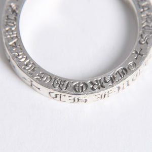 極美品 CHROME HEARTS クロムハーツ 3mm SPACER FUCK YOU 3mm スペーサーリング 重量約6.53g サイズ17.5号 シルバー925 中古 4a007950