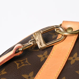 極美品 LOUIS VUITTON ルイヴィトン ボストンバッグ キーポルバンドリエール45 モノグラム M41418 ブラウン ゴールド金具 中古 4a008260
