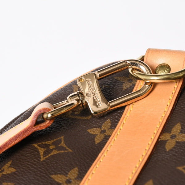 極美品 LOUIS VUITTON ルイヴィトン ボストンバッグ キーポルバンドリエール45 モノグラム M41418 ブラウン ゴールド金具 中古 4a008260