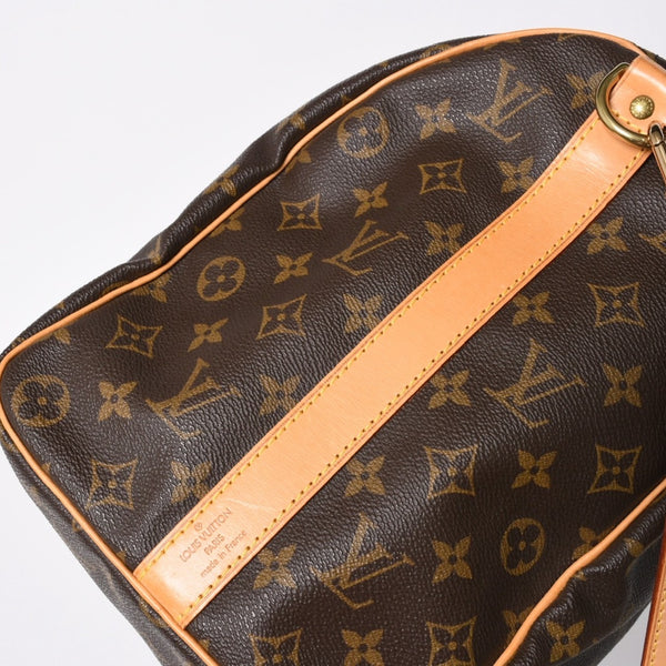 極美品 LOUIS VUITTON ルイヴィトン ボストンバッグ キーポルバンドリエール45 モノグラム M41418 ブラウン ゴールド金具 中古 4a008260