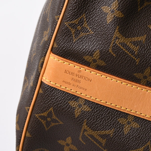極美品 LOUIS VUITTON ルイヴィトン ボストンバッグ キーポルバンドリエール45 モノグラム M41418 ブラウン ゴールド金具 中古 4a008260