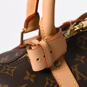 極美品 LOUIS VUITTON ルイヴィトン ボストンバッグ キーポルバンドリエール45 モノグラム M41418 ブラウン ゴールド金具 中古 4a008260