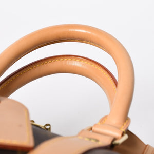 極美品 LOUIS VUITTON ルイヴィトン ボストンバッグ キーポルバンドリエール45 モノグラム M41418 ブラウン ゴールド金具 中古 4a008260