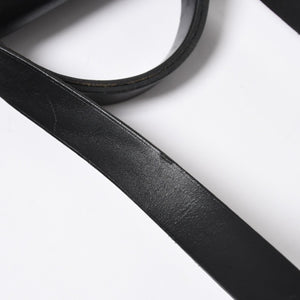 HERMES エルメス エールバッグMM 2WAY ショルダーバッグ ハンドバッグ □C刻印 トワル カーフレザー ブラック シルバー金具 美品 中古 4a007885