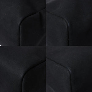 HERMES エルメス エールバッグMM 2WAY ショルダーバッグ ハンドバッグ □C刻印 トワル カーフレザー ブラック シルバー金具 美品 中古 4a007885