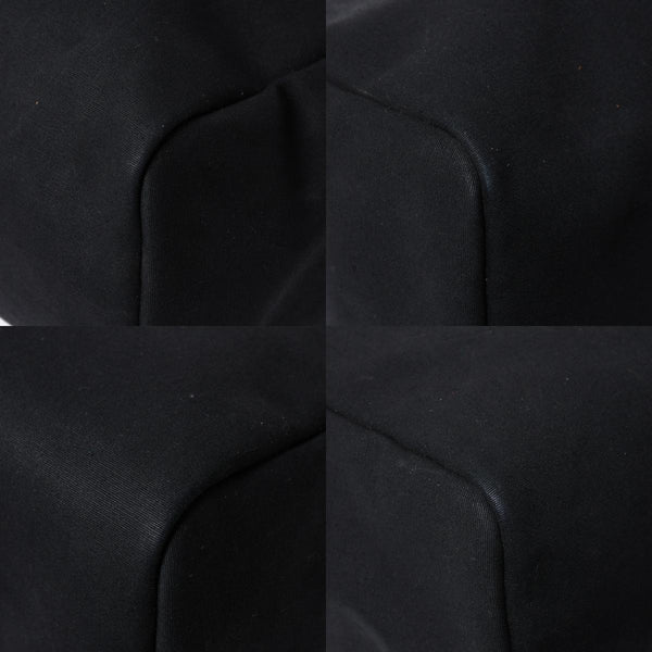 HERMES エルメス エールバッグMM 2WAY ショルダーバッグ ハンドバッグ □C刻印 トワル カーフレザー ブラック シルバー金具 美品 中古 4a007885