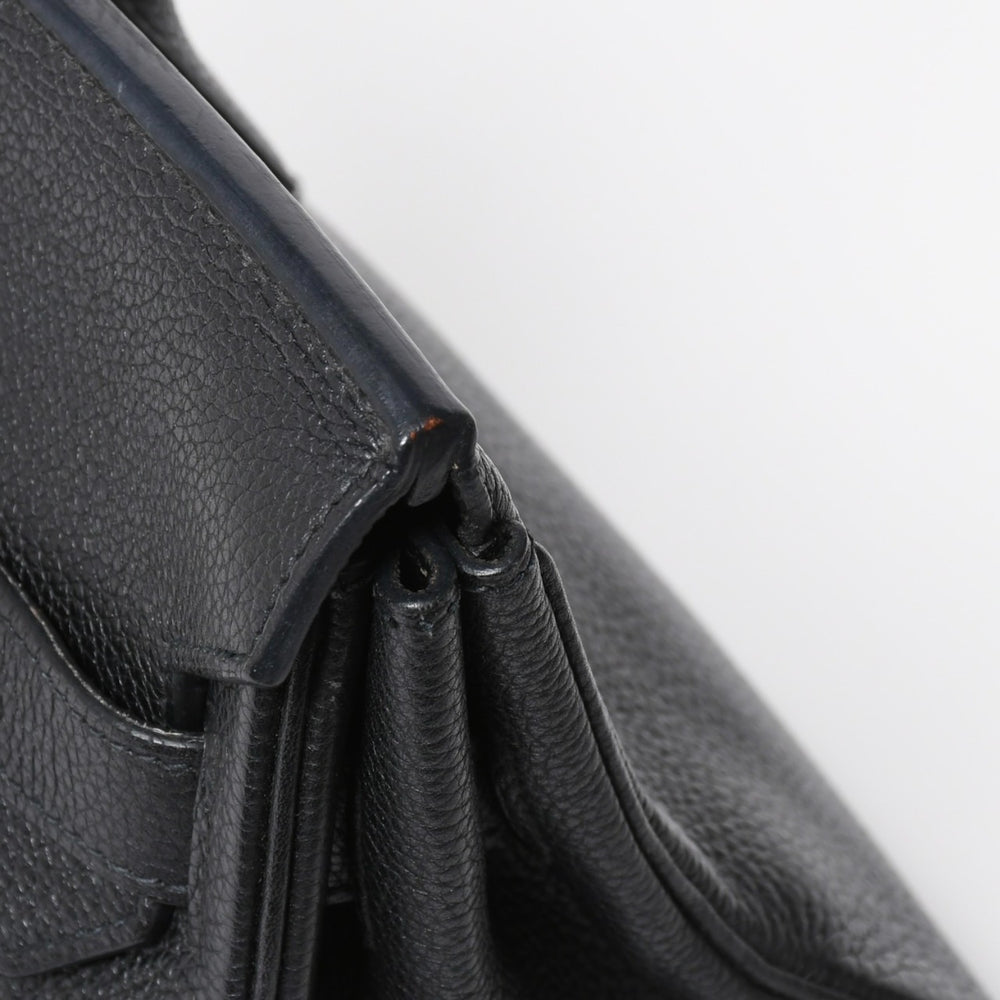 極美品 HERMES エルメス ショルダーバーキン トリヨンクレマンス ◻︎M刻 ゴルチェ期 ブラック ゴールド金具 中古 4a007919