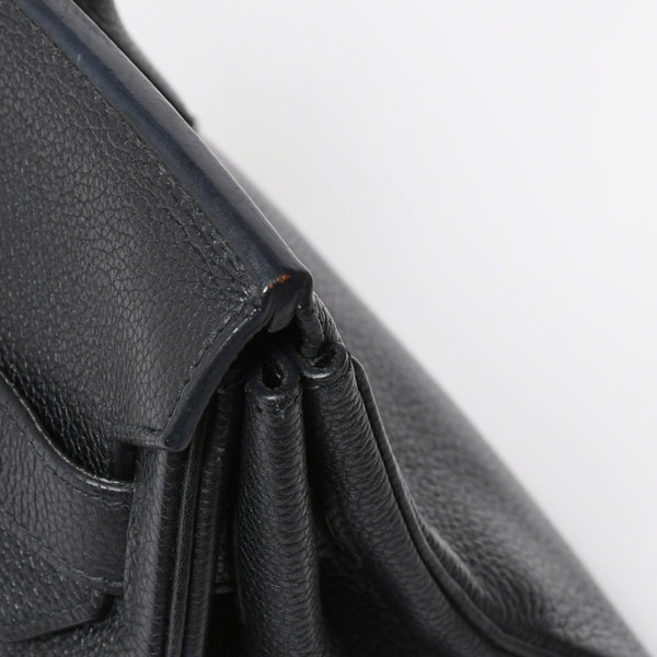 極美品 HERMES エルメス ショルダーバーキン トリヨンクレマンス ◻︎M刻 ゴルチェ期 ブラック ゴールド金具 中古 4a007919