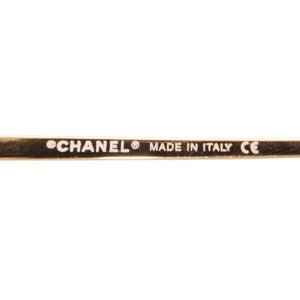新品未使用 CHANEL シャネル リムレス サングラス アイウェア 4013 c.125/56 サイズ59□16 130 ココマーク オレンジ ゴールド 中古 4a000831