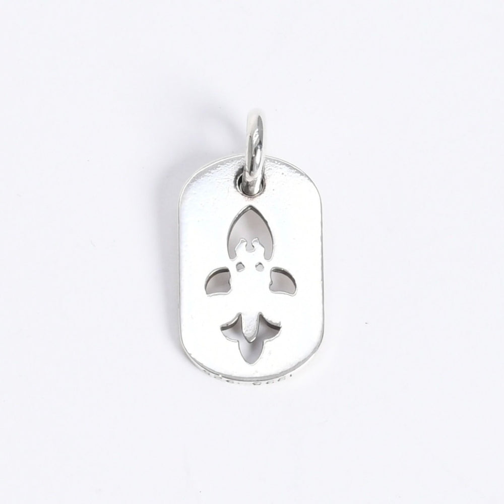極美品 CHROME HEARTS クロムハーツ D TAG SML FLE DAG フレアダガー ドッグタグ スモール ペンダントトップ 重量約8.66g 中古 4a007932