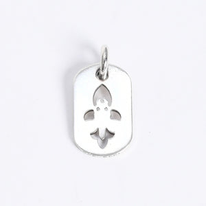 極美品 CHROME HEARTS クロムハーツ D TAG SML FLE DAG フレアダガー ドッグタグ スモール ペンダントトップ 重量約8.66g 中古 4a007932