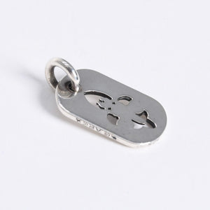 極美品 CHROME HEARTS クロムハーツ D TAG SML FLE DAG フレアダガー ドッグタグ スモール ペンダントトップ 重量約8.66g 中古 4a007932