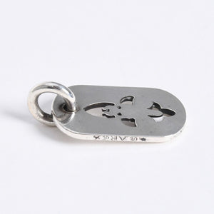 極美品 CHROME HEARTS クロムハーツ D TAG SML FLE DAG フレアダガー ドッグタグ スモール ペンダントトップ 重量約8.66g 中古 4a007932