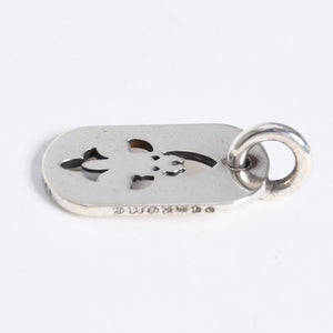 極美品 CHROME HEARTS クロムハーツ D TAG SML FLE DAG フレアダガー ドッグタグ スモール ペンダントトップ 重量約8.66g 中古 4a007932