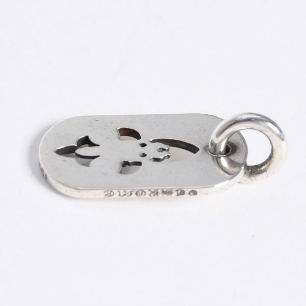極美品 CHROME HEARTS クロムハーツ D TAG SML FLE DAG フレアダガー ドッグタグ スモール ペンダントトップ 重量約8.66g 中古 4a007932