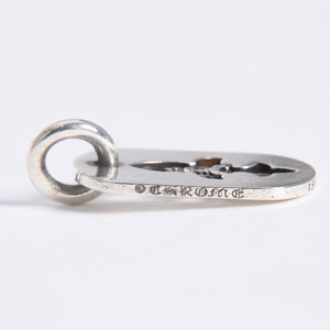 極美品 CHROME HEARTS クロムハーツ D TAG SML FLE DAG フレアダガー ドッグタグ スモール ペンダントトップ 重量約8.66g 中古 4a007932