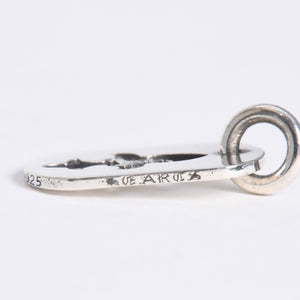 極美品 CHROME HEARTS クロムハーツ D TAG SML FLE DAG フレアダガー ドッグタグ スモール ペンダントトップ 重量約8.66g 中古 4a007932