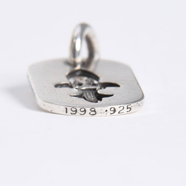 極美品 CHROME HEARTS クロムハーツ D TAG SML FLE DAG フレアダガー ドッグタグ スモール ペンダントトップ 重量約8.66g 中古 4a007932