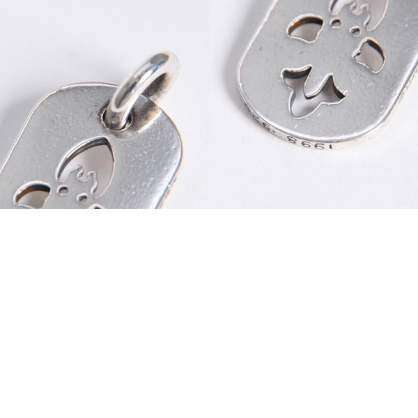 極美品 CHROME HEARTS クロムハーツ D TAG SML FLE DAG フレアダガー ドッグタグ スモール ペンダントトップ 重量約8.66g 中古 4a007932