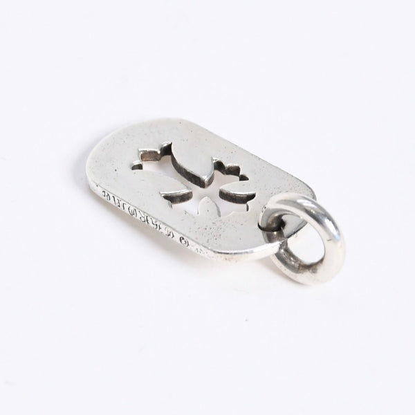 極美品 CHROME HEARTS クロムハーツ D TAG SML CO CRS カットアウトクロス ドッグタグ スモール ペンダントトップ 重量約8.29g 中古 4a007978
