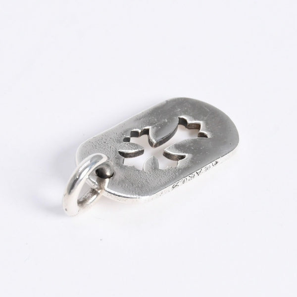 極美品 CHROME HEARTS クロムハーツ D TAG SML CO CRS カットアウトクロス ドッグタグ スモール ペンダントトップ 重量約8.29g 中古 4a007978