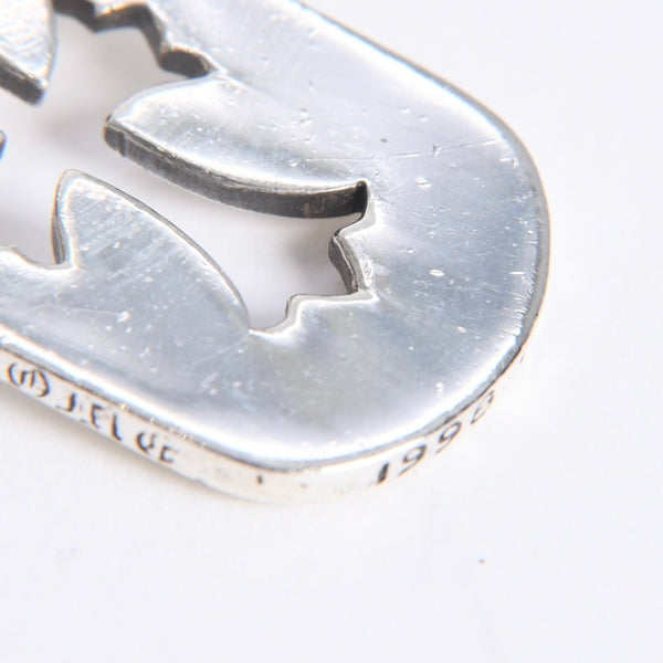 極美品 CHROME HEARTS クロムハーツ D TAG SML CO CRS カットアウトクロス ドッグタグ スモール ペンダントトップ 重量約8.29g 中古 4a007978