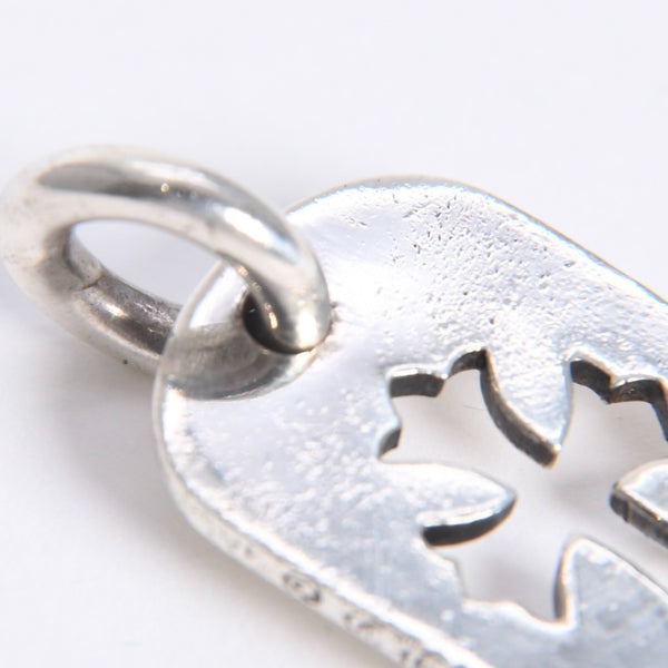 極美品 CHROME HEARTS クロムハーツ D TAG SML CO CRS カットアウトクロス ドッグタグ スモール ペンダントトップ 重量約8.29g 中古 4a007978