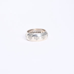 極美品 CHROME HEARTS クロムハーツ RND 10mm CH PLS 10mm ラウンド CHプラス リング 重量約17.19g サイズ26.5号 シルバー925 中古 4a008203