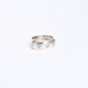極美品 CHROME HEARTS クロムハーツ RND 10mm CH PLS 10mm ラウンド CHプラス リング 重量約17.19g サイズ26.5号 シルバー925 中古 4a008203