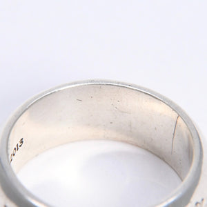 極美品 CHROME HEARTS クロムハーツ RND 10mm CH PLS 10mm ラウンド CHプラス リング 重量約17.19g サイズ26.5号 シルバー925 中古 4a008203